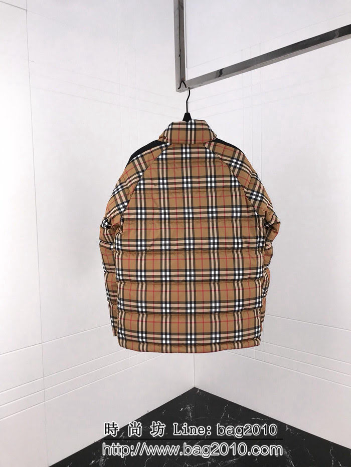 BURBERRY巴寶莉 爆款 18ss秋冬新款 兩面穿 白鴨絨 男款羽絨服 一衣兩穿 ydi2193